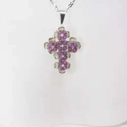 Pendant 30cm - Trevina-Silver Chain - Pendant 30cm - Laiton argenté